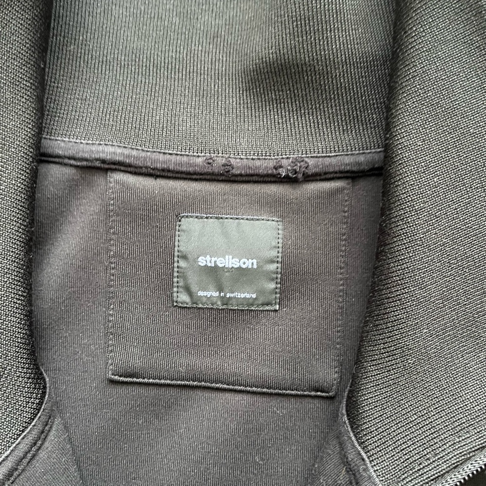 Men’s Strellson black with  blue full zip track performance jacket. Size XL - Picture 6 of 16